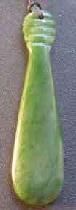 mere pounamu carving