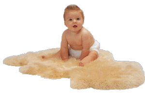 Infant Care Lamb Wool Rug Baby Rugs.